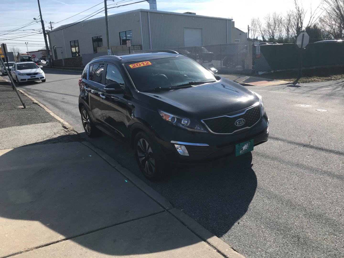 2012 Black /Black Kia Sportage EX (KNDPCCA62C7) with an 2.0 V4 engine, Automatic transmission, located at 577 Chester Pike, Prospect Park, PA, 19076, (610) 237-1015, 39.886154, -75.302338 - Photo#3